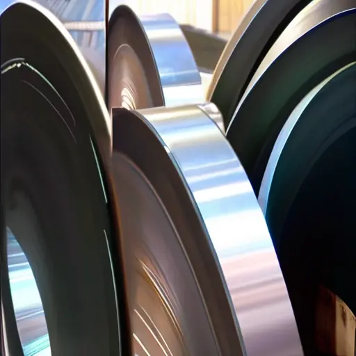 Продольная и поперечная резка рулонной стали на промышленной линии Продольная и поперечная резка рулонной стали на промышленной линии