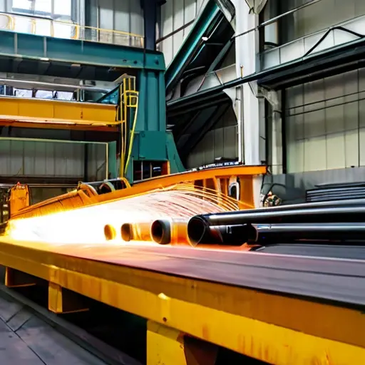 Подготовка металла к прокатке на промышленном участке