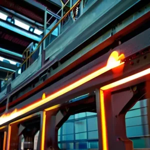 Работа участка внепечной доводки в общей цепочке выпуска стали