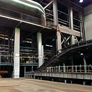 Производственный цикл выплавки чугуна на современном предприятии