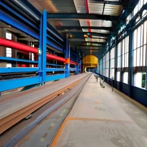 Как организована работа линии по выпуску балки и швеллера