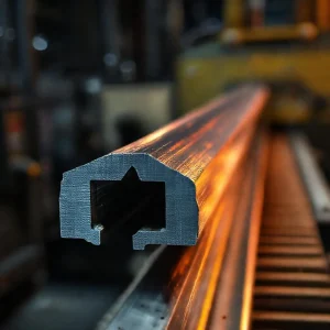 Фото по теме: Как выдавливают длинные профили из алюминия через фигурную матрицу